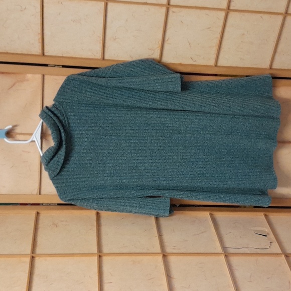 Sonoma green and white sweater blouse size 1X - Picture 5 of 8